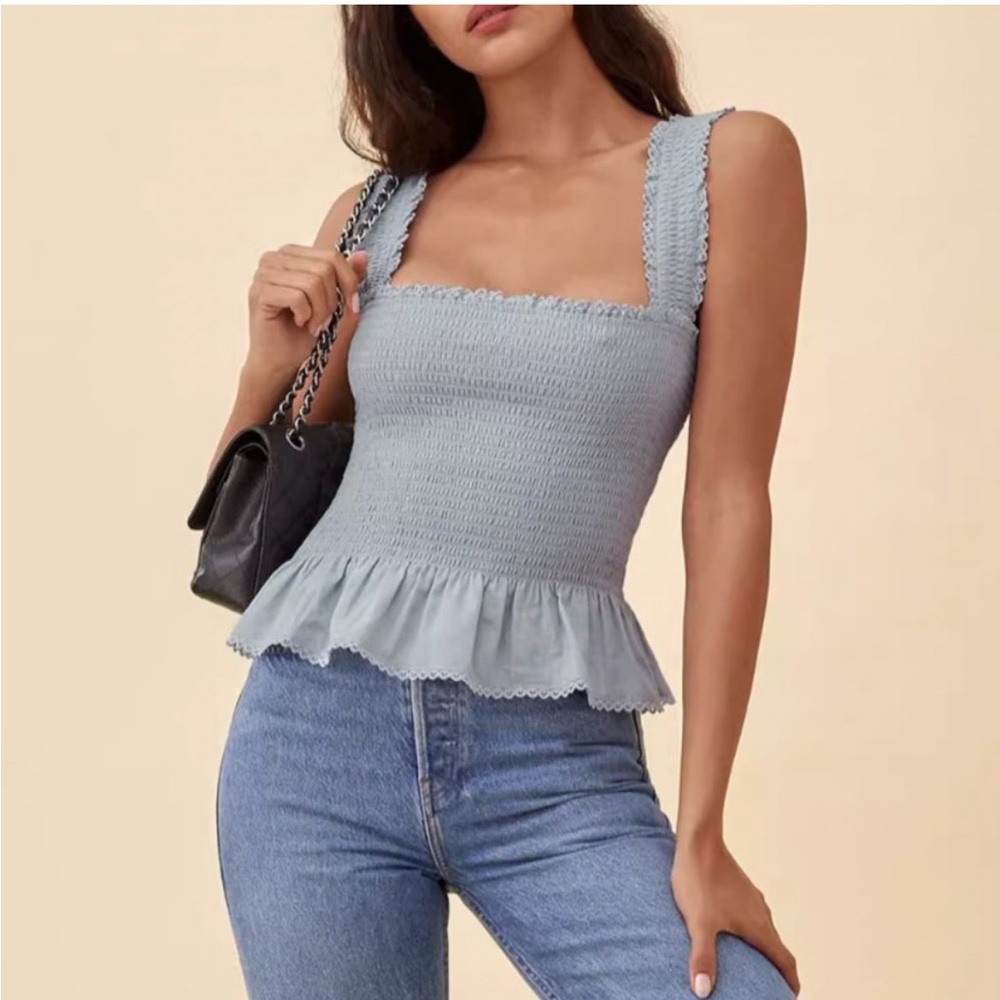 NWT reformation oakleigh top